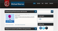 Desktop Screenshot of michaelsherron.com