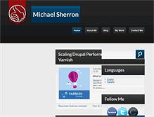 Tablet Screenshot of michaelsherron.com